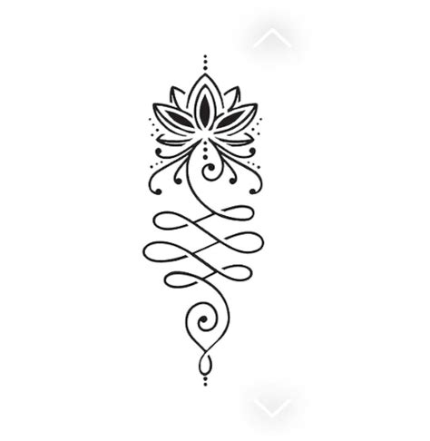 Unalome Lotus Unalome Tattoo Lotus Flower Tattoo Semi Permanent Tattoo
