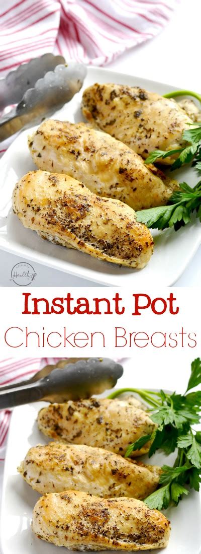 Lightly brush the chicken tenderloins with oil, and combine the seasonings together in a shallow dish. Instant Pot Chicken Breasts (+ Video Tutorial) - A Pinch ...