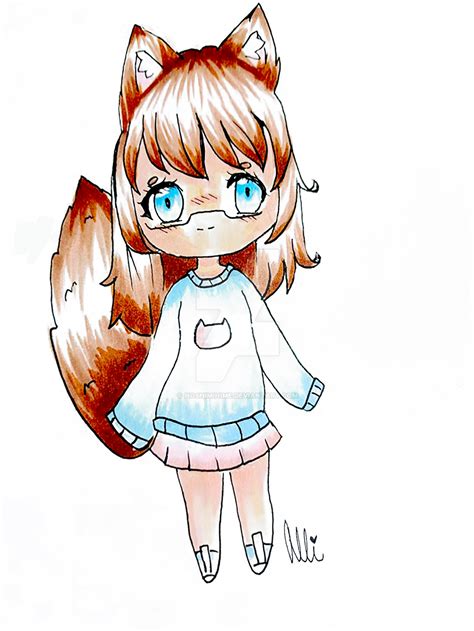 Wolf Girl Chibi By Hoshimihime On Deviantart