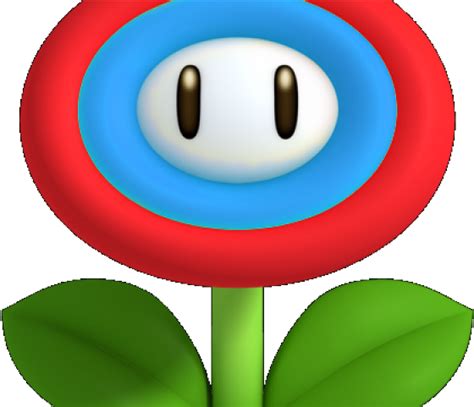 Super Mario Clipart Flower Mario Power Ups Png Full Size Png