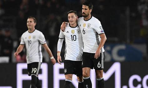 Germany Team News Mesut Ozil And Sami Khedira Dropped For Sweden World