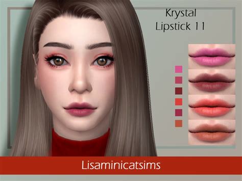 The Sims Resource Lmcs Krystal Lipstick 11
