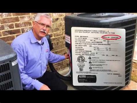 This goodman ssz series heat pump/air conditioner … how do you determine goodman air conditioner tonage from model number what year was the benjamin air rifle serial number 698701800 by sithknight1 view and download goodman mfg aruf172916ca repair parts online. Finding a Serial Number for Goodman Product Registration ...