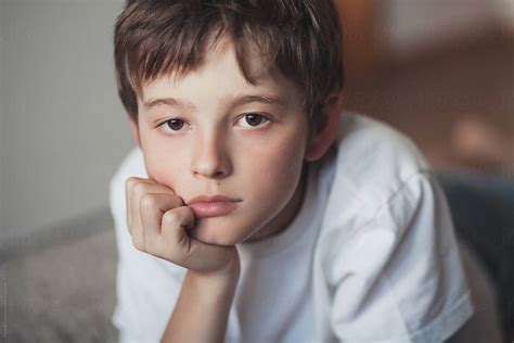 Portrait Of A Young Boy By Stocksy Contributor Irina Efremova Stocksy
