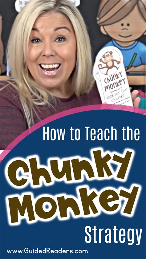 Chunky Monkey Strategy for Emergent Readers - Guided Readers | Chunky monkey, Emergent readers 