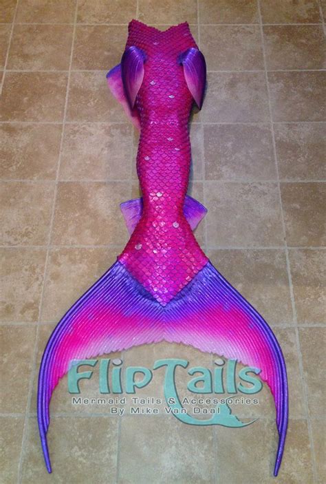 Fliptails Pink Mermaid Tail Mermaid Swim Tail Silicone Mermaid Tails