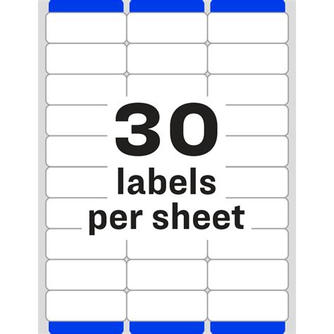 Free avery templates address label 30 per sheet avery indesign cd label template free download avery Avery® Easy Peel® Address Labels with Sure Feed ...