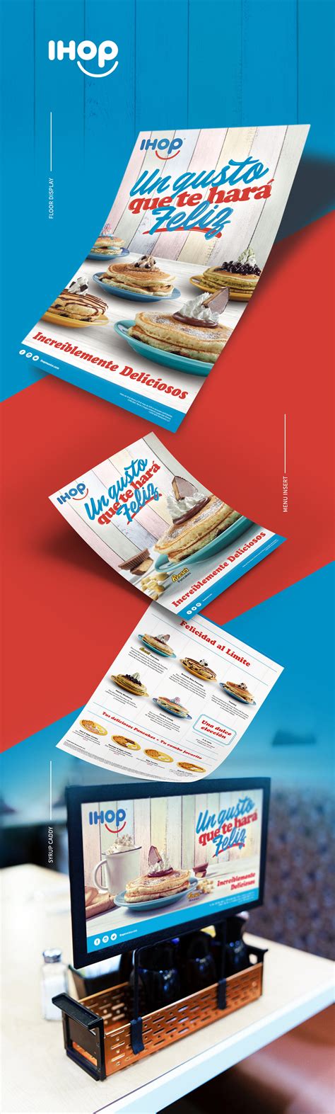 Ihop Menu Insert Floor Display And Syrup Caddy On Behance