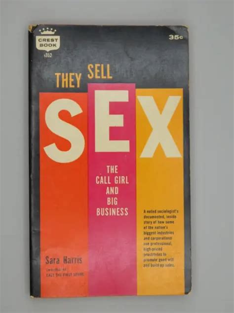 They Sell Sex By Sara Harris Vintage Smut Sleaze Paperback Book