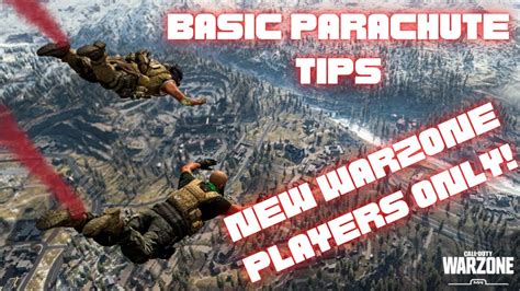 Parachute Tips Warzone Cod Call Of Duty Youtube