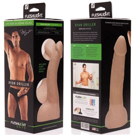 Fleshlight Guys Ryan Driller Silicone Dildo Sex Toys At Adult Empire