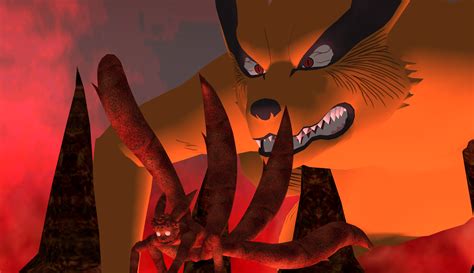 This is also backup by naruto going into tailed beast mode early in the series. Kyuubi Kurama and Four Tailed Naruto WallPaper 2 by ...