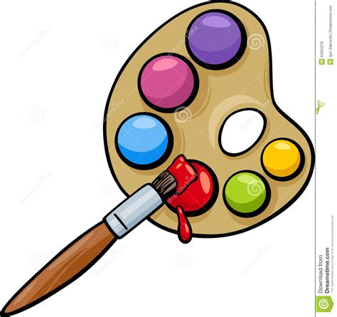 Animation hand painted brush stroke on white. Art Palette Clipart Black And White | Clipart Panda - Free ...