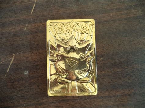 Maybe you would like to learn more about one of these? Nice Nintendo POKEMON TOGEPI Gold Plated TRADING CARD 1999 | Pokemon, Card games, Nintendo pokemon