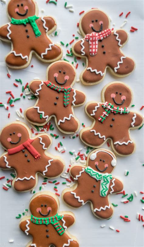 Gingerbread Men Sugar Cookies Christmas Sugar Cookies Christmas