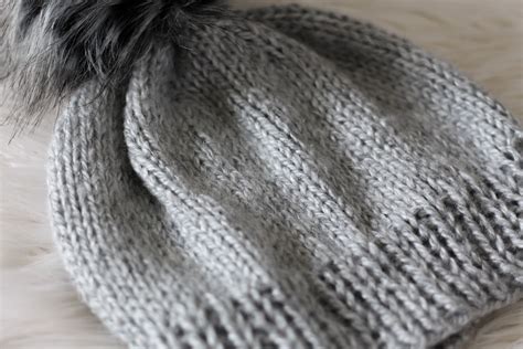 Beginners Basic Knit Hat - Free Knitting Pattern — Hooked On Tilly