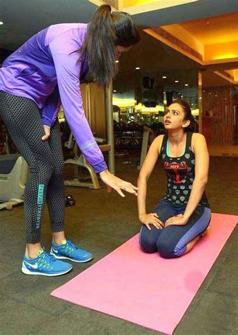 Rakul Preet Singh Gym Workout Photos Actress Doodles