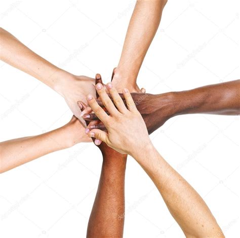 People Stacking Their Hands Together — Stock Photo © Rawpixel 52470063
