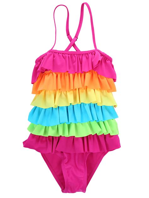 Walmart.com has been visited by 1m+ users in the past month wsevypo - Kids Girls Rainbow Bikini Girls Summer Beach ...