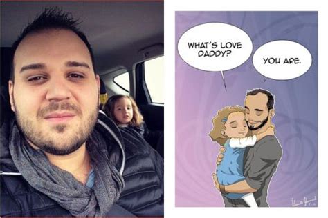 Single Dad Illustrates Life With His Babe In Heart Warming Drawings Trending Gallery News