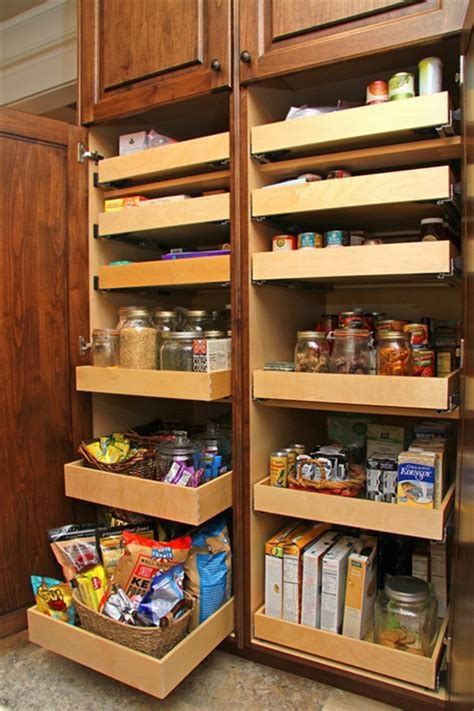 This guide offers kitchen storage ideas that can help you take better control of your kitchen, with organizing tips and useful products to keep everything in the kitchen in its place. 40+ DIY Ideas Kitchen Cabinet Organizers - HomEnthusiastic ...