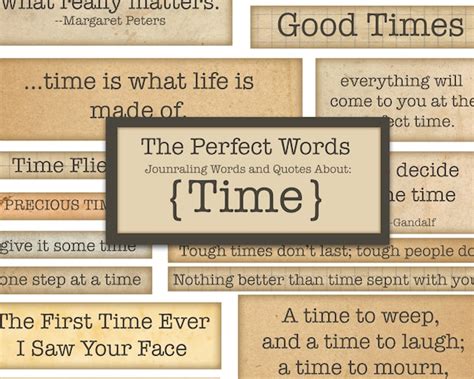 Time Quotes Digital Inspirational Words Printable Junk Etsy Australia