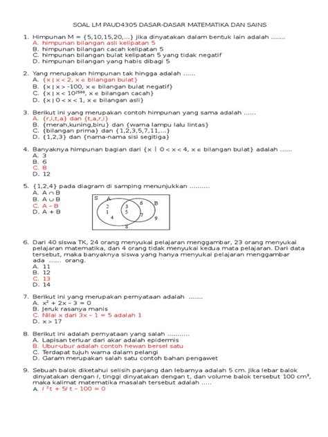Kami disini hanya membagikan beberapa contoh soal untuk bahan belajar dan pendalaman materi sebelum anda melakukan tes cpns, untuk menapatkan beberapa soal latihan cpns ataupun pppk silahkan klik beberapa tautan link yang telah kami sediakan di bawah. Soal Lm