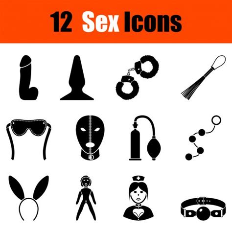 Set Of 24 Sex Icons — Stock Vector © Angelp 110654108