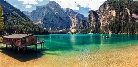 Pragser Wildsee Lake Prags Dolomites In South Tyrol Italy Paisajes