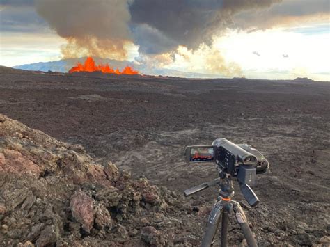 Leading Edge Of Mauna Loa Lava Flow Crosses Old Kona Highway Maui Now
