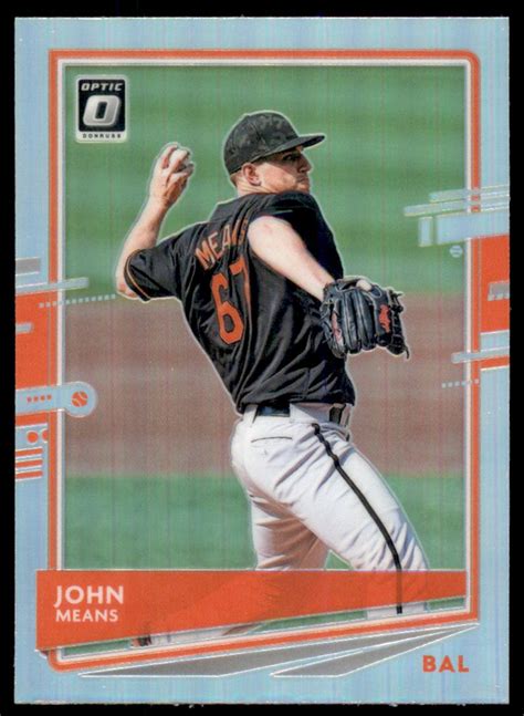 John means 2020 pitching splits statistics for major league, minor league, and postseason rotowire news: 2020 Donruss Optic Holo #189 John Means | eBay