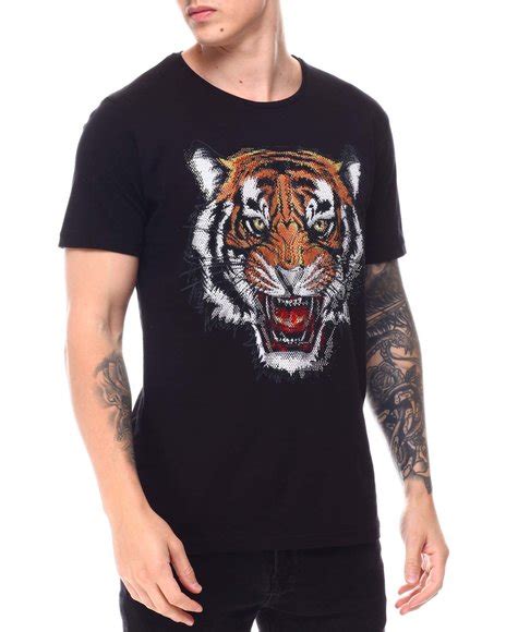 Buy Tiger Face Rhinestone T Shirt Mens Shirts From Buyers Picks Find