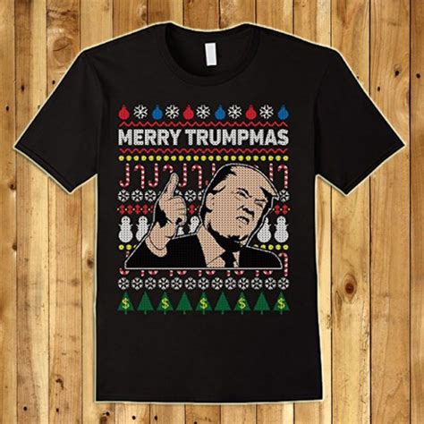 Donald Trump Merry Trumpmas Ugly Christmas Chrithmith Holiday T Shirt