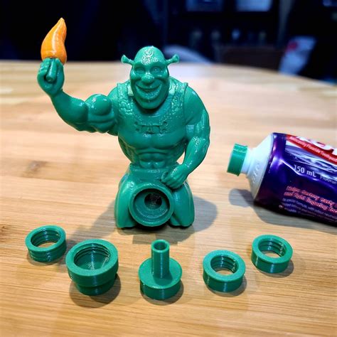 Shrek Pooping Toothpaste Topper Carrot Plug 3d Printed Etsy Hong Kong