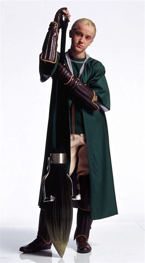 Draco Malfoy In Quidditch Robes Harry Potter Wiki Harry Potter