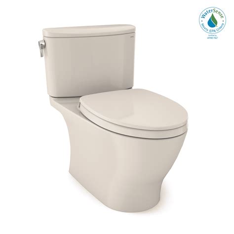 Toto Nexus Two Piece Elongated Gpf Universal Height Toilet With Cefiontect And Ss