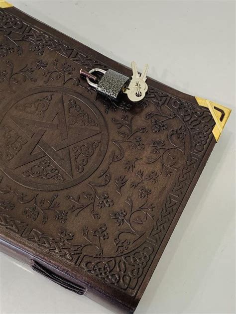 Additionally, his life started to slowly fall apart… but… why is that woman going around doing that? Classic big spell book grimoire book of shadows pentagram ...