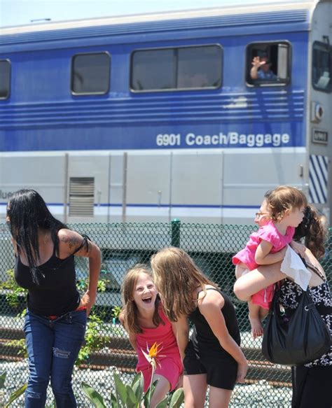 annual mooning of amtrak fewer bare bottoms this year orange county register