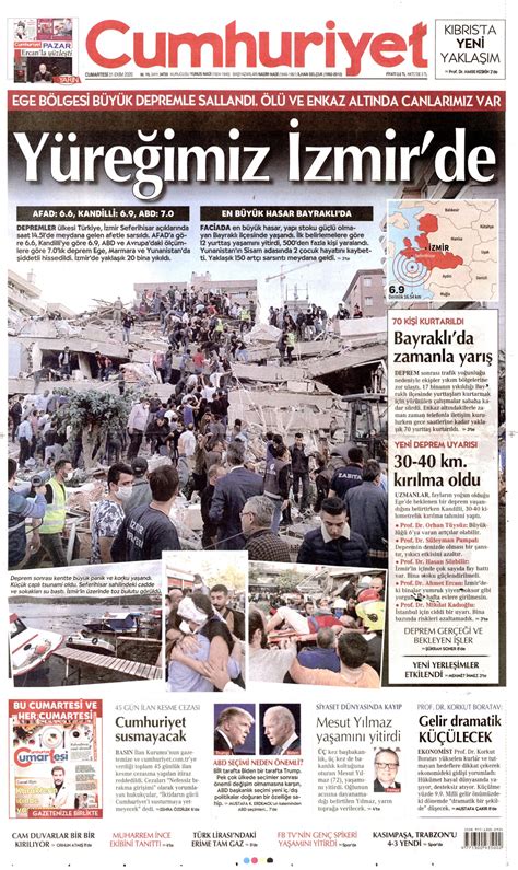 Depremi Hangi Gazete Nasıl Gördü