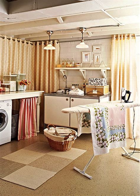 Basement laundry room ideas including finished & unfinished designs. Unfinished Basement Laundry Room Ideas April 2021 - Toolversed