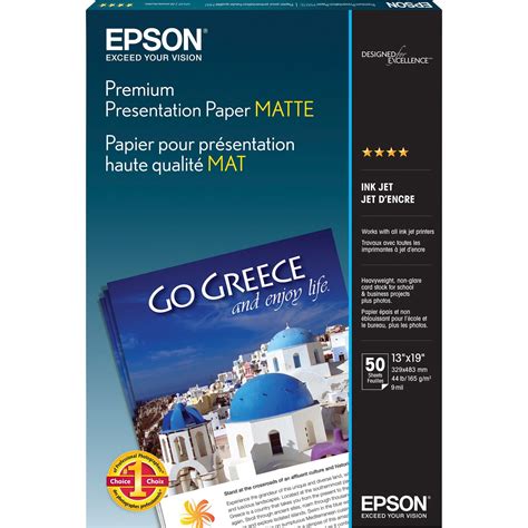 Epson Epss041263 Premium Matte Inkjet Presentation Paper 50 Pack