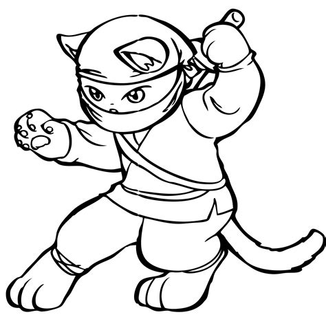 Ninja Cat | Black cat tattoos, Ninja cats, Cat sketch