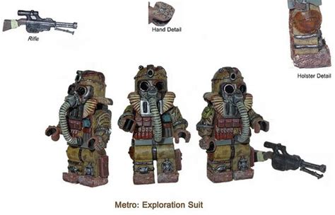 Metro Exploration Suit Custom Minifigure Custom Lego Minifigures