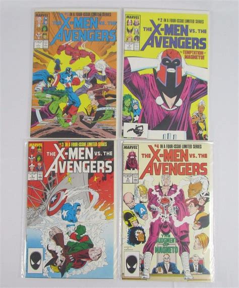 X Men Vs The Avengers Marvel Comics Limited 1987 Full Series 1 4