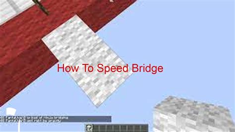How To Speed Bridge In Minecraft Java Edition Youtube