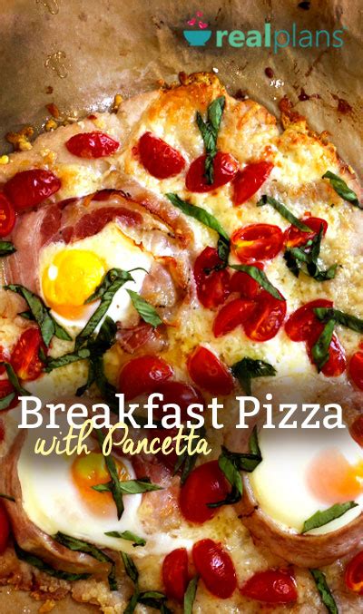 Breakfast Pizza With Pancetta Recipe Real Plans