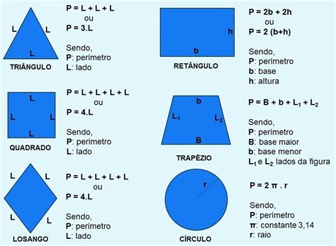 Calcule O Perimetro Das Figuras Abaixo