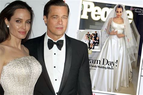 inside angelina jolie and brad pitt s fairytale wedding just two years before divorce