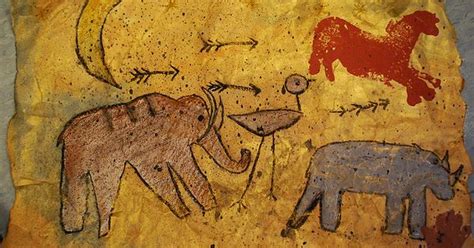 Cave Paintings By Paintedpaper Via Flickr Art History Projects