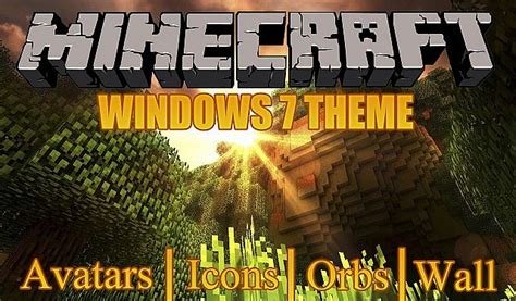 Minecraft Theme Windows 7